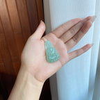 糯冰晴底翡翠观音挂件（yc265785）