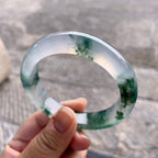 冰种飘花平安镯（56.3mm）（yc196528）