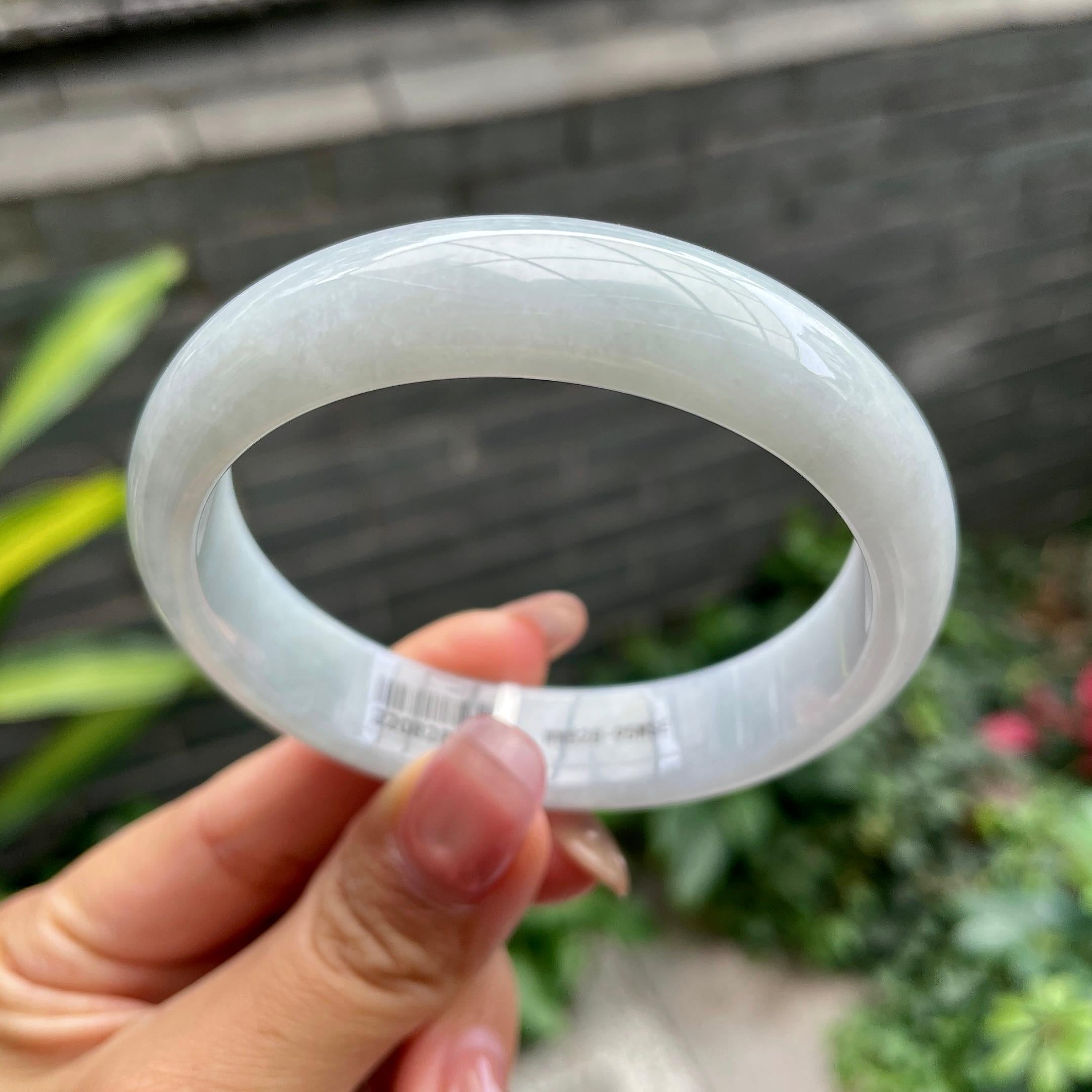 细糯种带底色平安镯（58mm）（yc297952）
