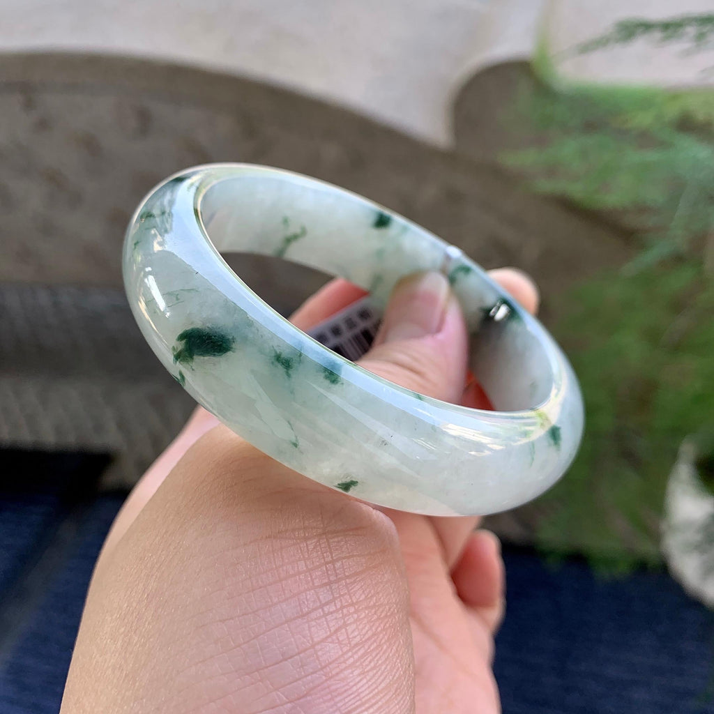 糯种飘花宽版轮胎手镯（56mm）（yc249400）