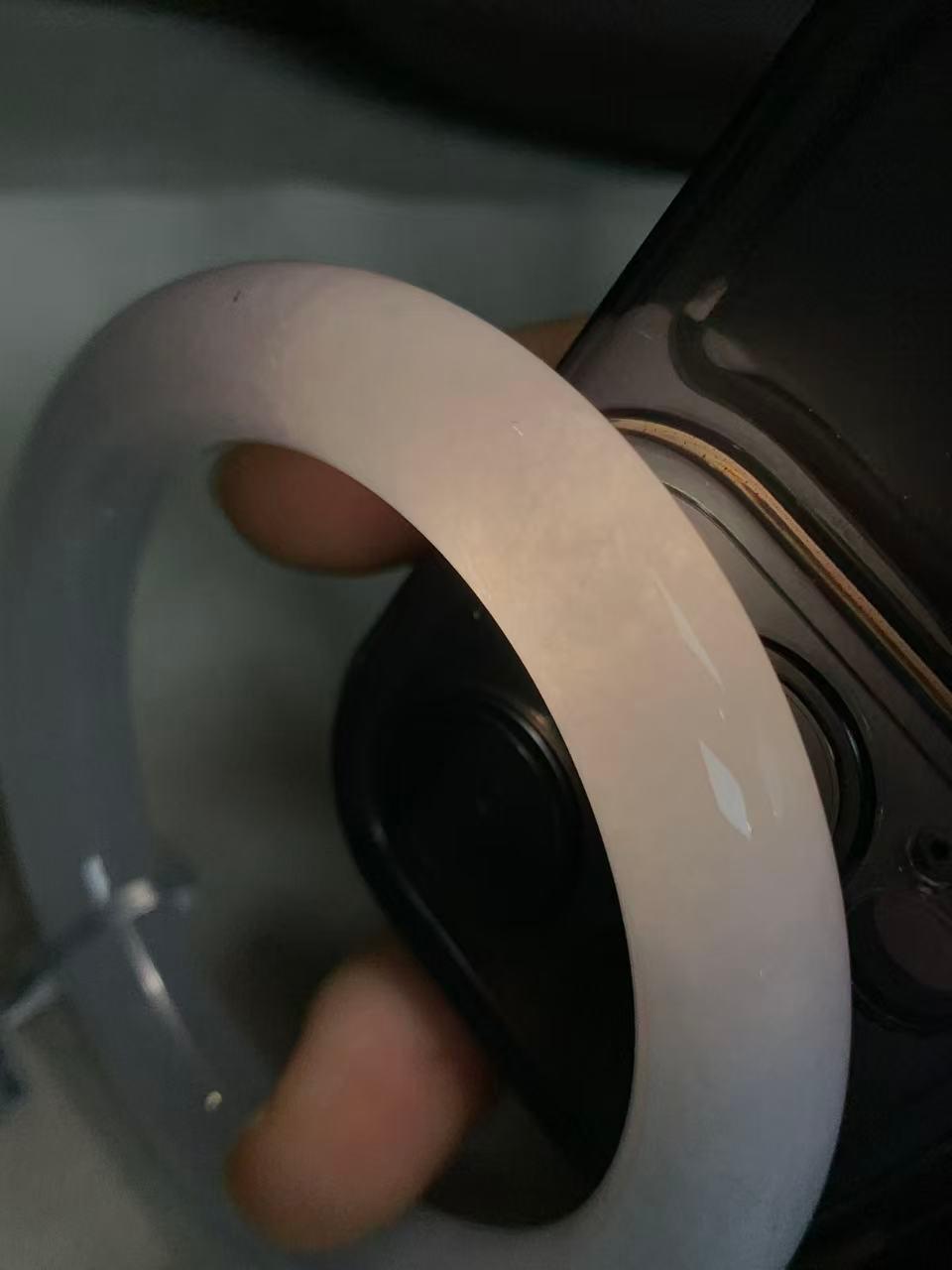 细糯种淡紫罗兰圆条手镯（55.4mm）（yc288671）