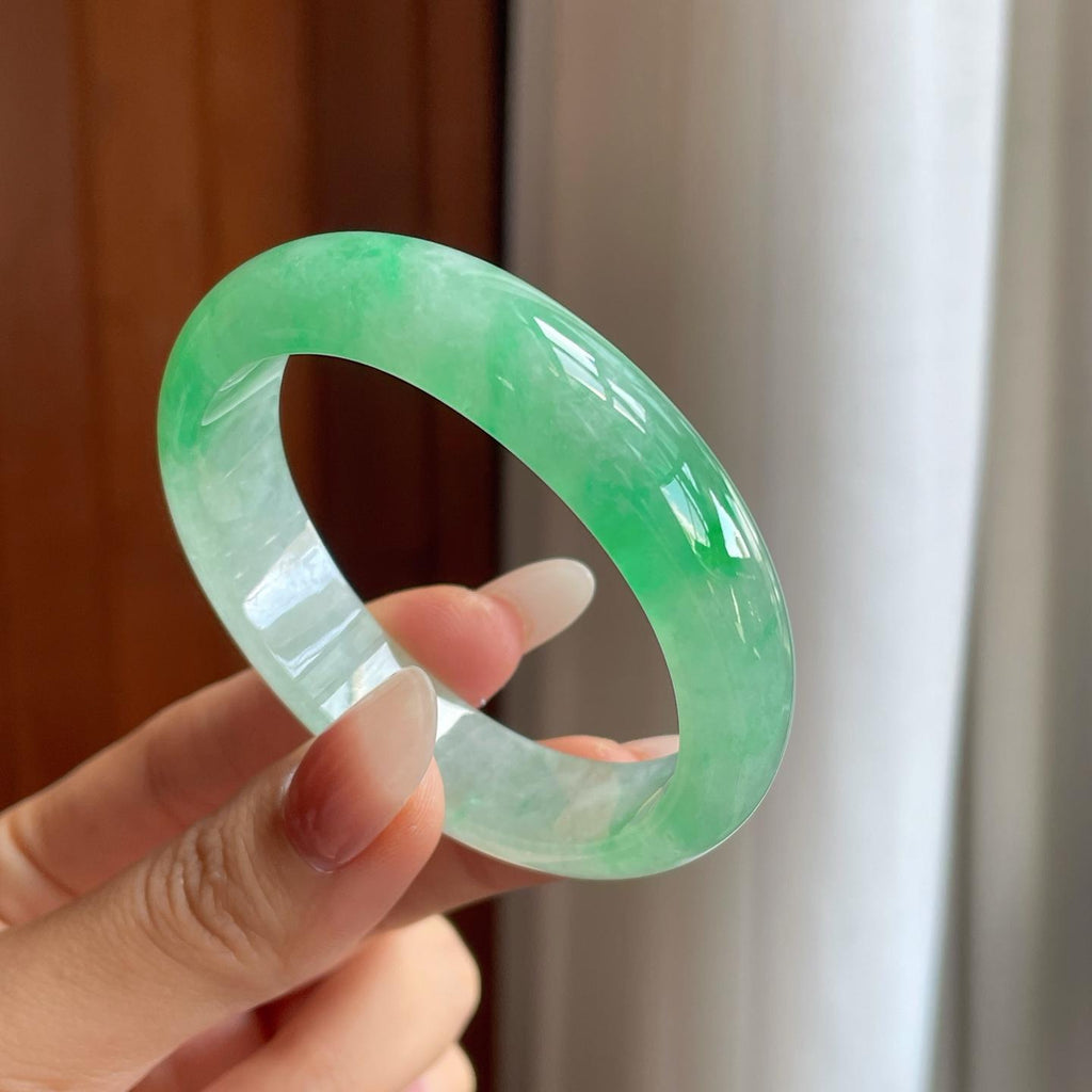 冰种带色贵妃手镯（53.2mm）（yc269022）