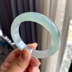 糯冰种晴水平安镯（55.4mm）（yc225077）