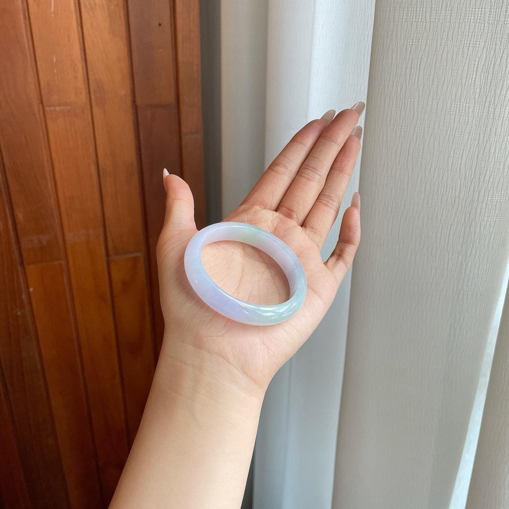 糯冰淡椿彩翡翠贵妃镯（51.3mm（yc279378）