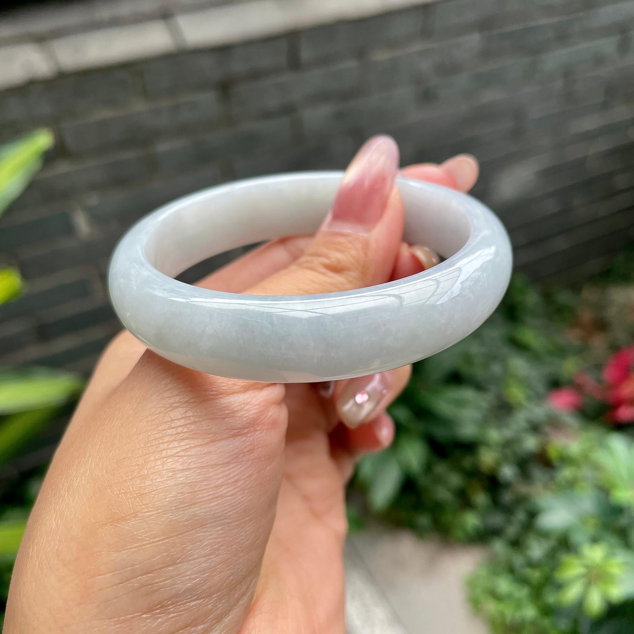 细糯种带底色平安镯（58mm）（yc297952）