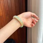 Vòng Ngọc Bích Mi Phi Tuyết Băng Phấn Hoa Đặc Sắc size 52