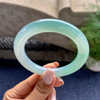 糯冰种晴底圆条手镯（56.1mm）（yc229245）