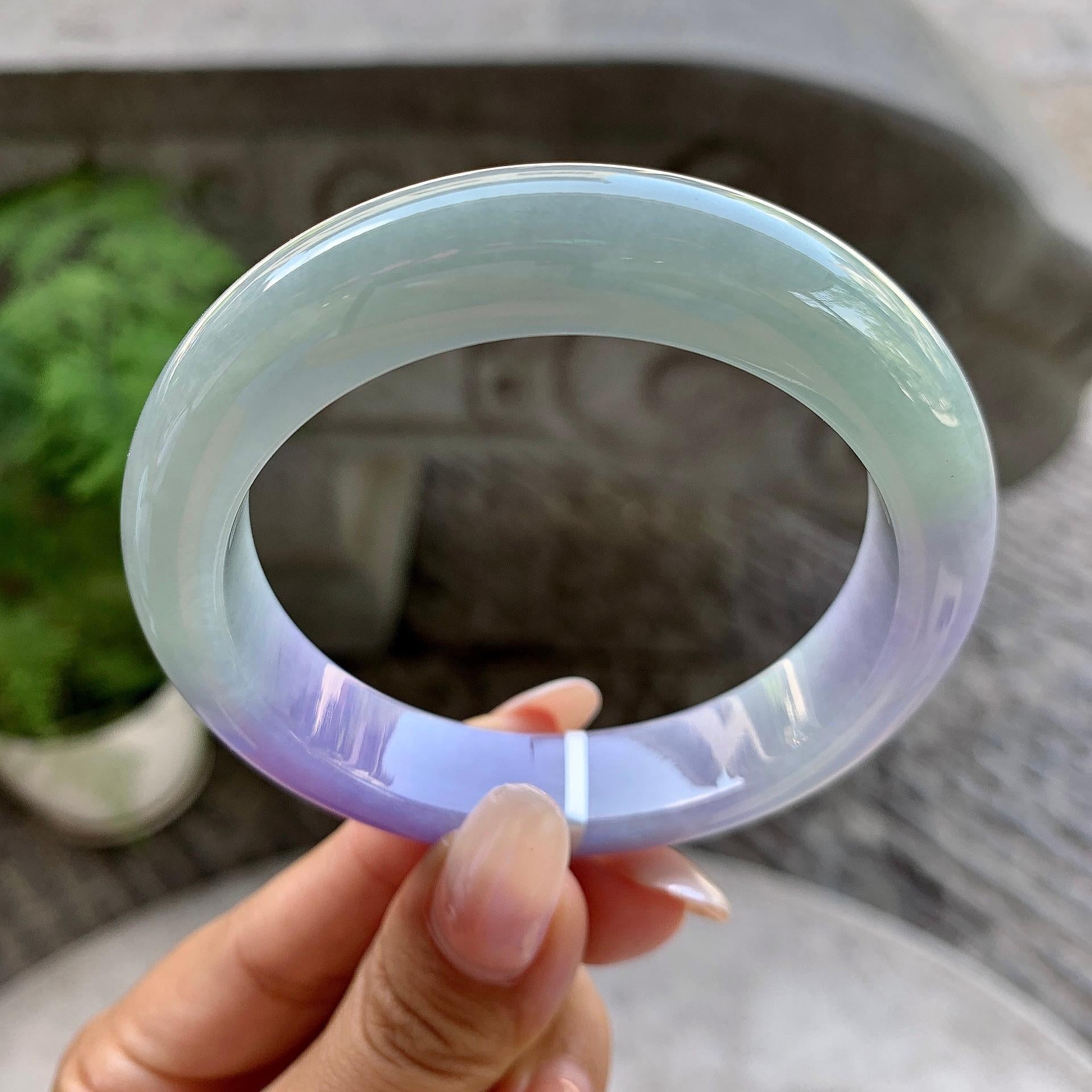 细糯种春彩平安镯（56.8mm）（yc199563）