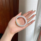糯冰黄翡翡翠贵妃镯（50.2mm)（yc424980）