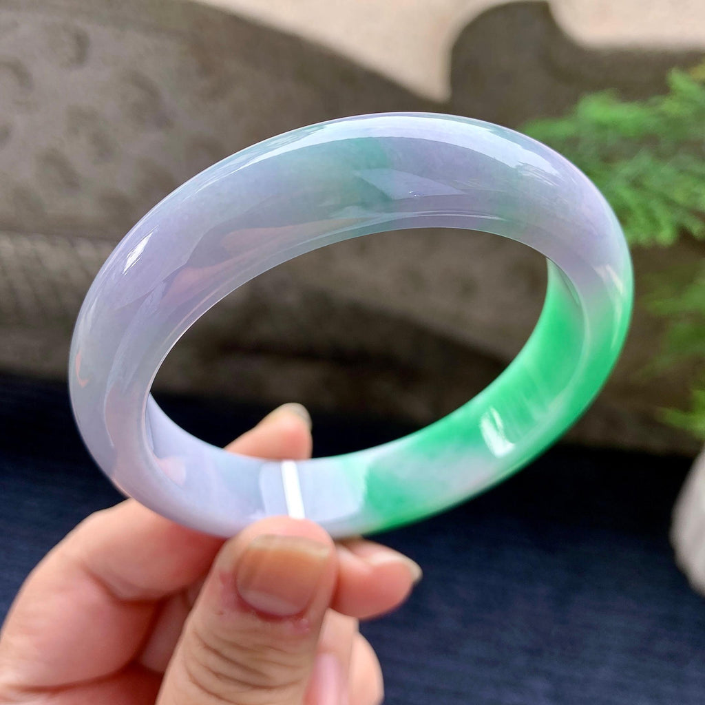 细糯种春彩平安镯（58.2mm）（yc254091）