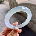 糯冰种晴底圆条手镯（54mm）（yc273588）