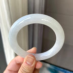 细糯种无色圆条手镯（57mm）（yc262788）