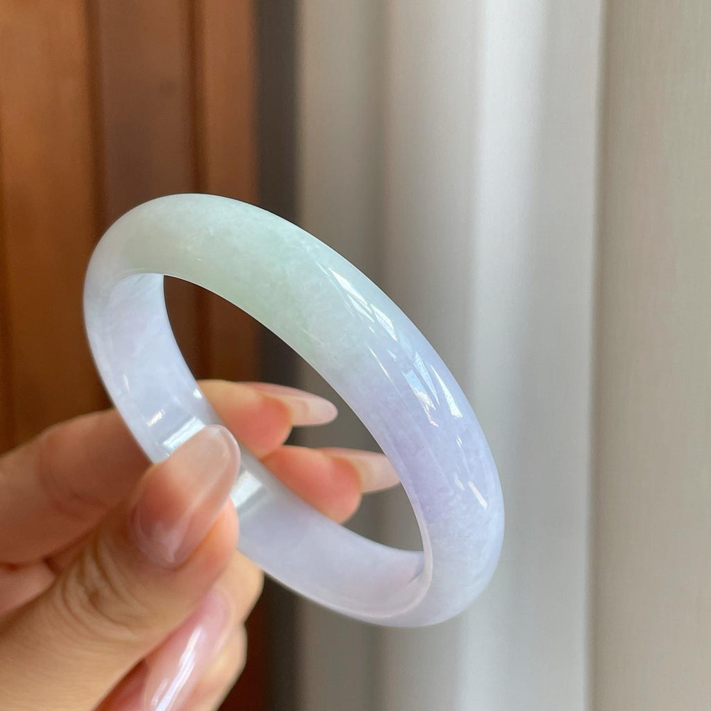 糯冰淡椿彩翡翠贵妃镯（51.3mm（yc279378）