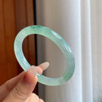 糯冰飘花翡翠贵妃镯（54mm）（yc270326）