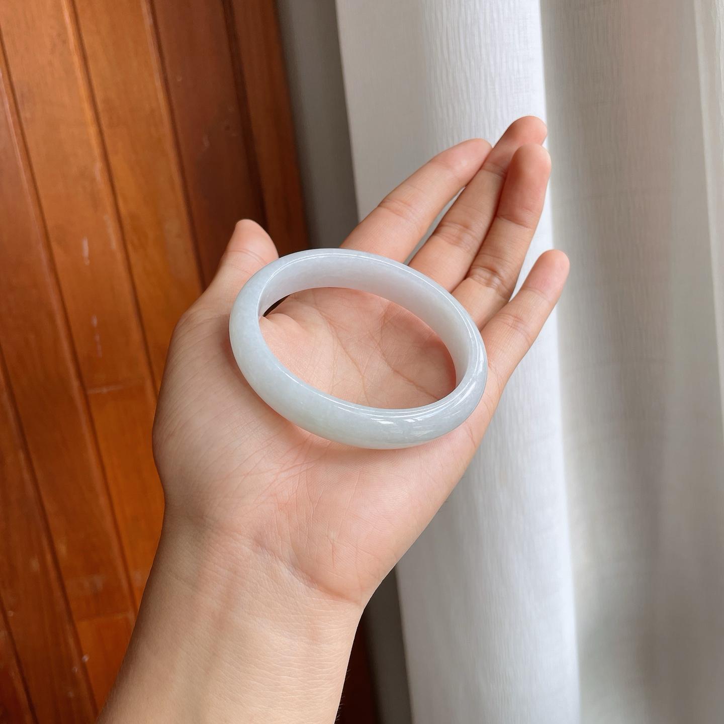 糯冰翡翠贵妃镯（57.5mm）（yc215243）