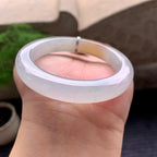 糯冰种飘黄翡平安镯（53.3mm）（yc195923）