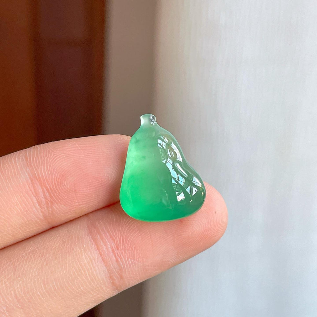 冰种果绿翡翠葫芦（yc386420）