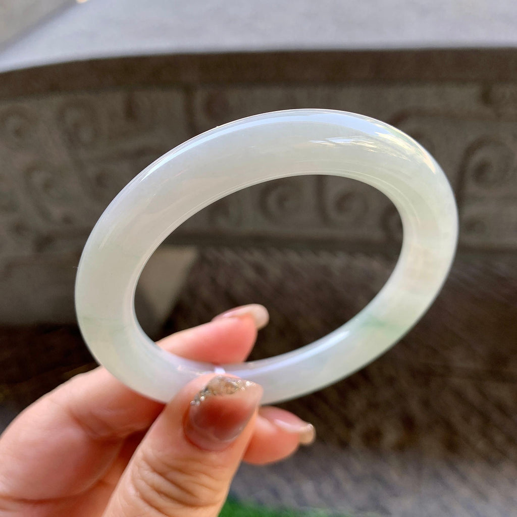 细糯种飘花圆条手镯（54.4mm）（yc291720）