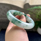 细糯种飘花平安镯（55.4mm）（yc228501）