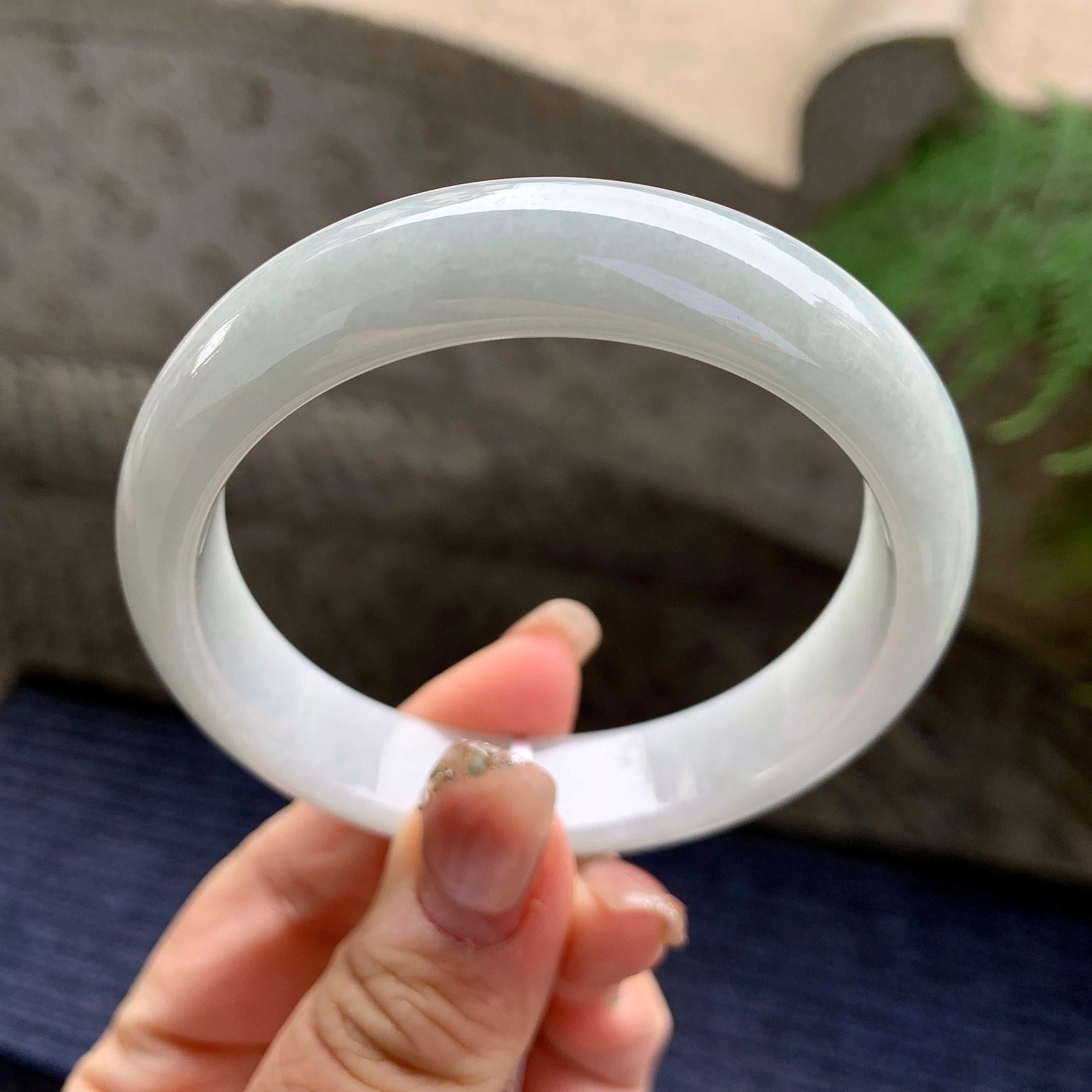 糯种无色平安镯（56.8mm）（yc297958）