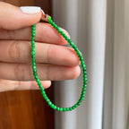 糯种满绿小米珠珠串手链（yc247645）