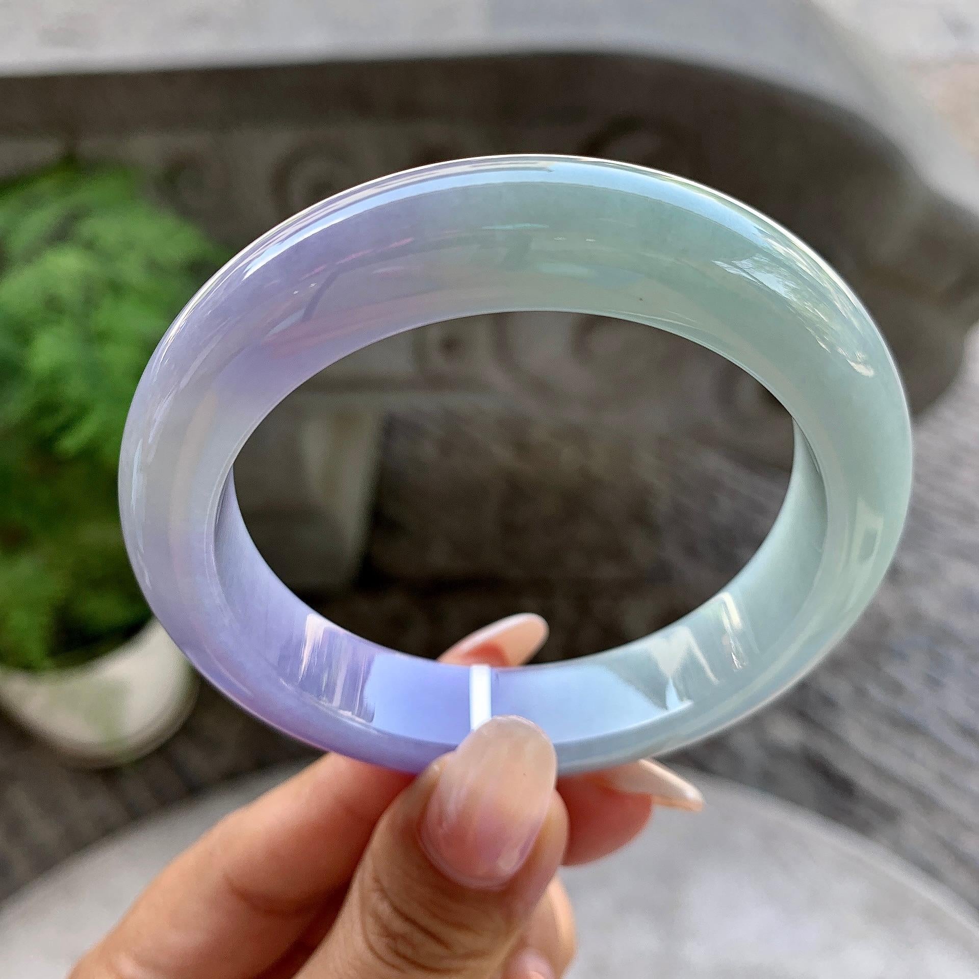细糯种春彩平安镯（56.8mm）（yc199563）