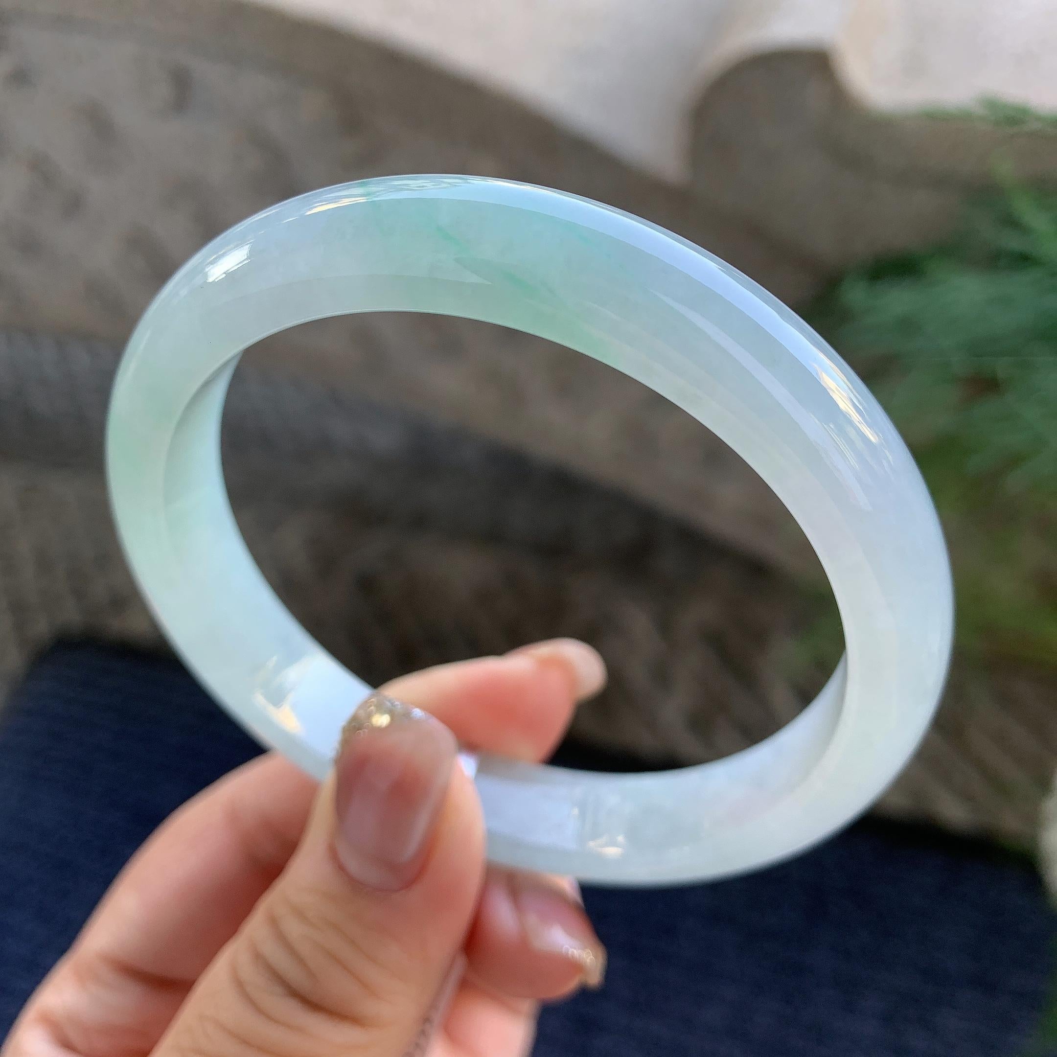 细糯种晴底平安镯（61mm）（yc294662）