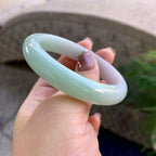 细糯种淡晴底贵妃手镯（53.4mm）（yc276209）