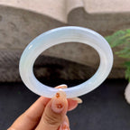 细糯种带底色洒金圆条手镯（56.3mm）（yc257211）