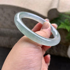 糯冰种晴水圆条手镯（53.4mm）（yc272108）