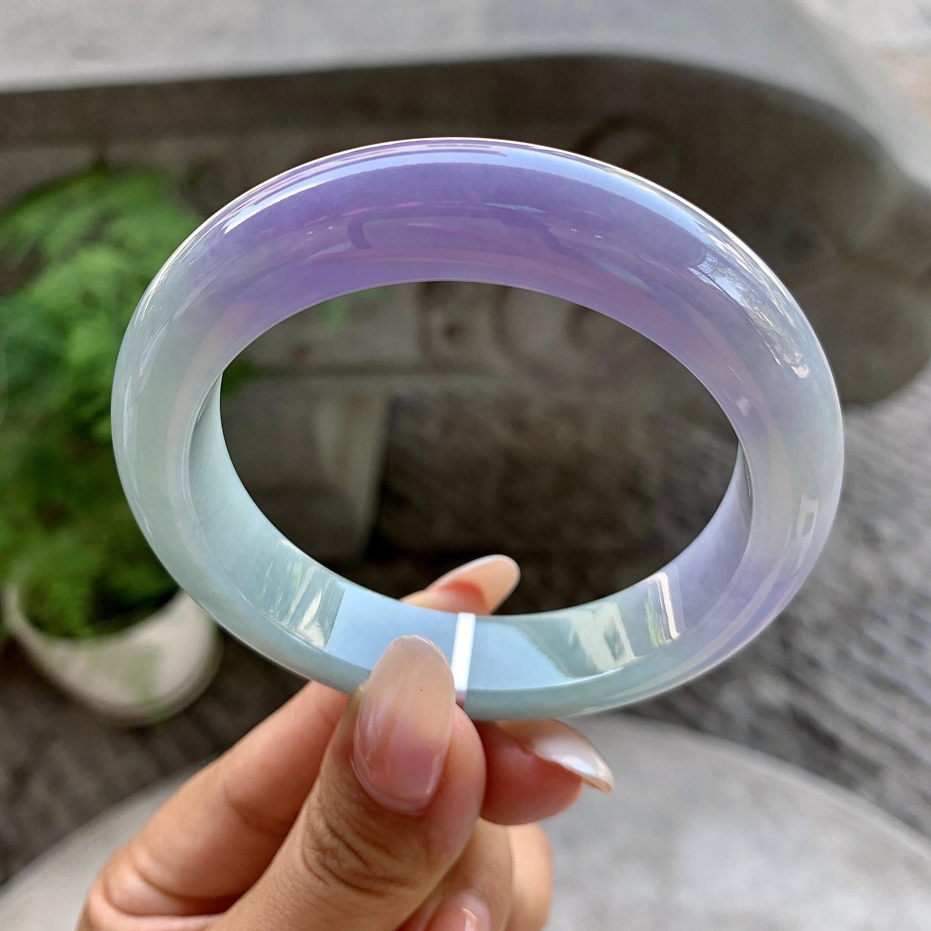 细糯种春彩平安镯（56.8mm）（yc199563）