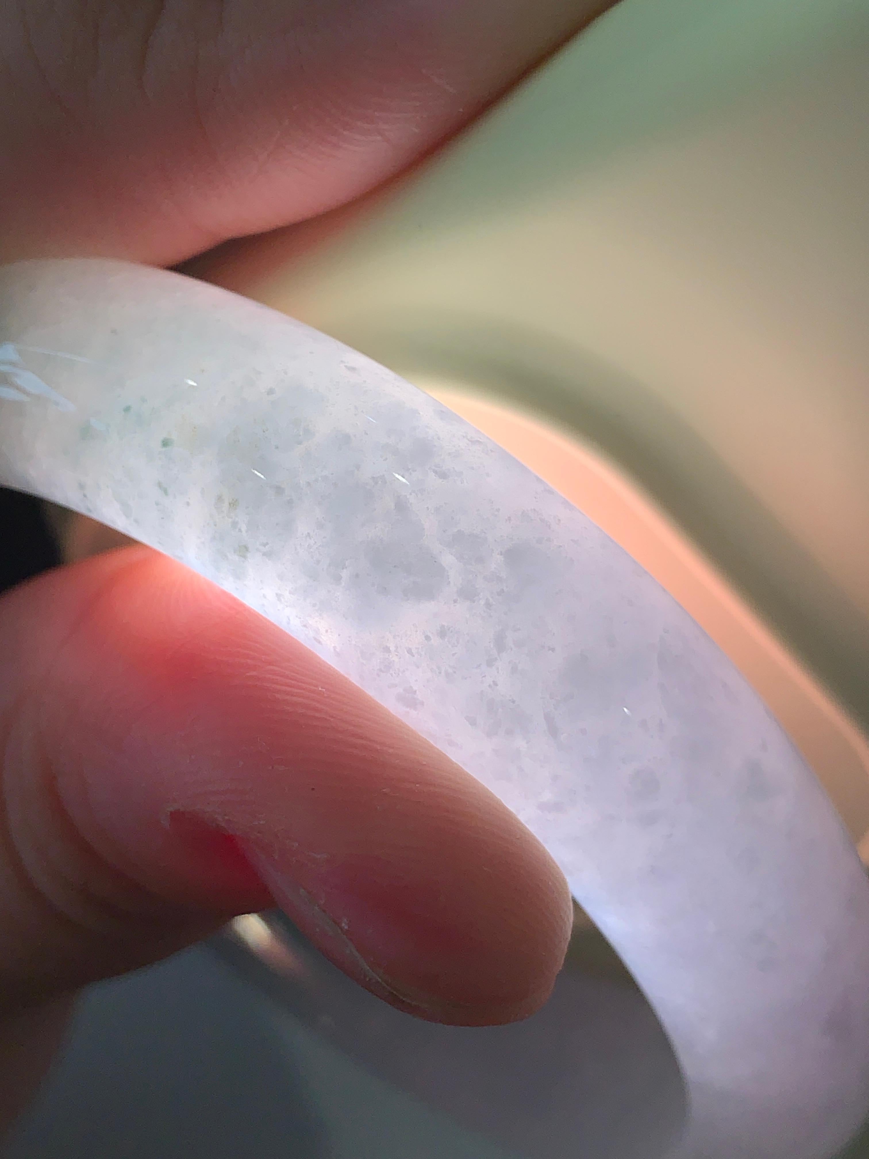 糯种半山水平安镯（57.3mm）（yc240759）