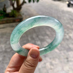 冰种飘花圆条手镯（55.8mm）（yc228026）
