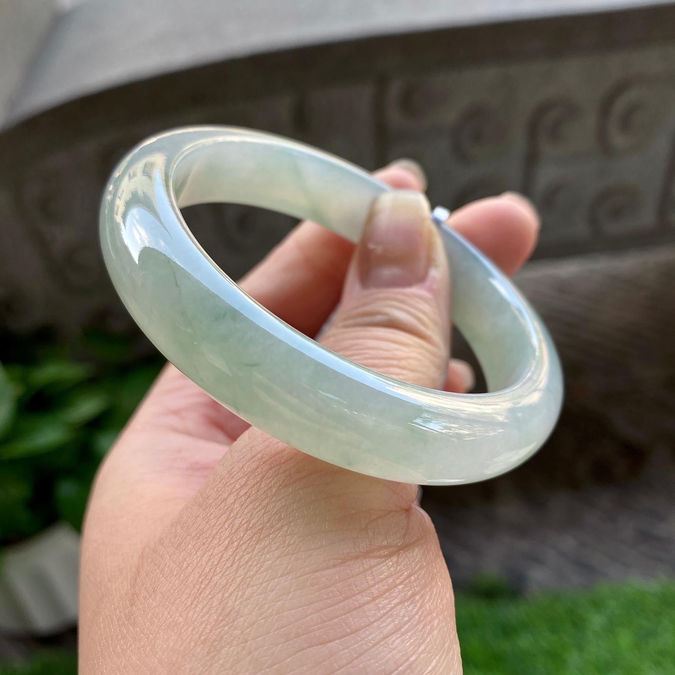 细糯种晴底平安镯（54.4mm）（yc304777）