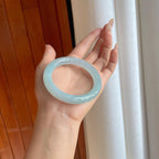 糯冰晴底翡翠圆条（54mm）（yc269673）