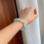 冰种多宝翡翠珠串手串（yc251044）