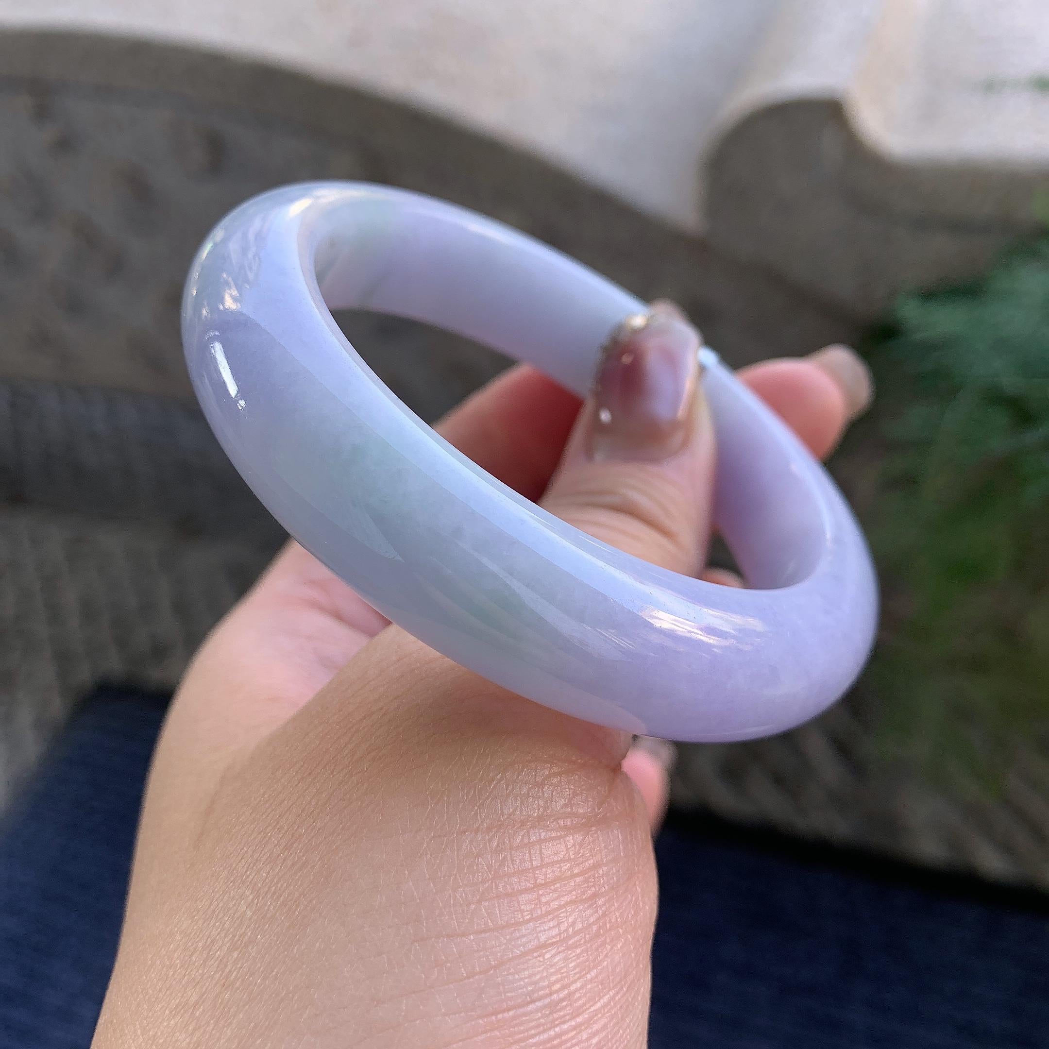 糯种紫罗兰平安镯（56mm）（yc294664）