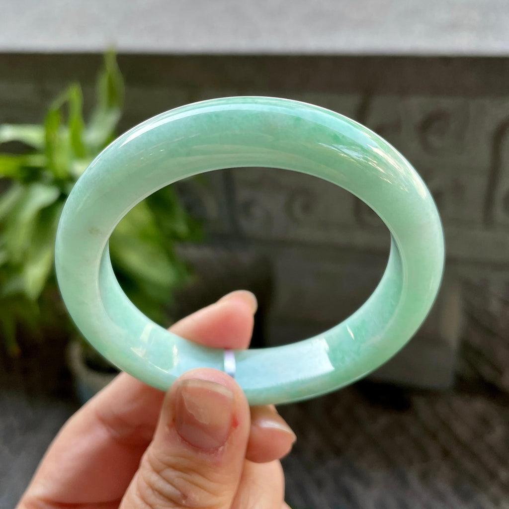 细糯种晴底平安镯（54.3mm）（yc310098）