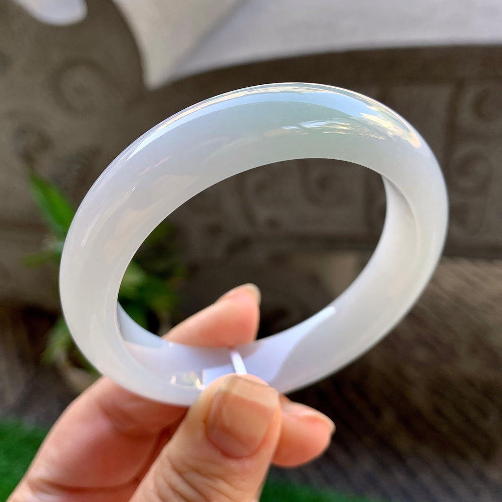 细糯种淡晴底平安镯（54.4mm）（yc308182）
