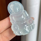 糯冰淡晴底翡翠观音（yc240370）