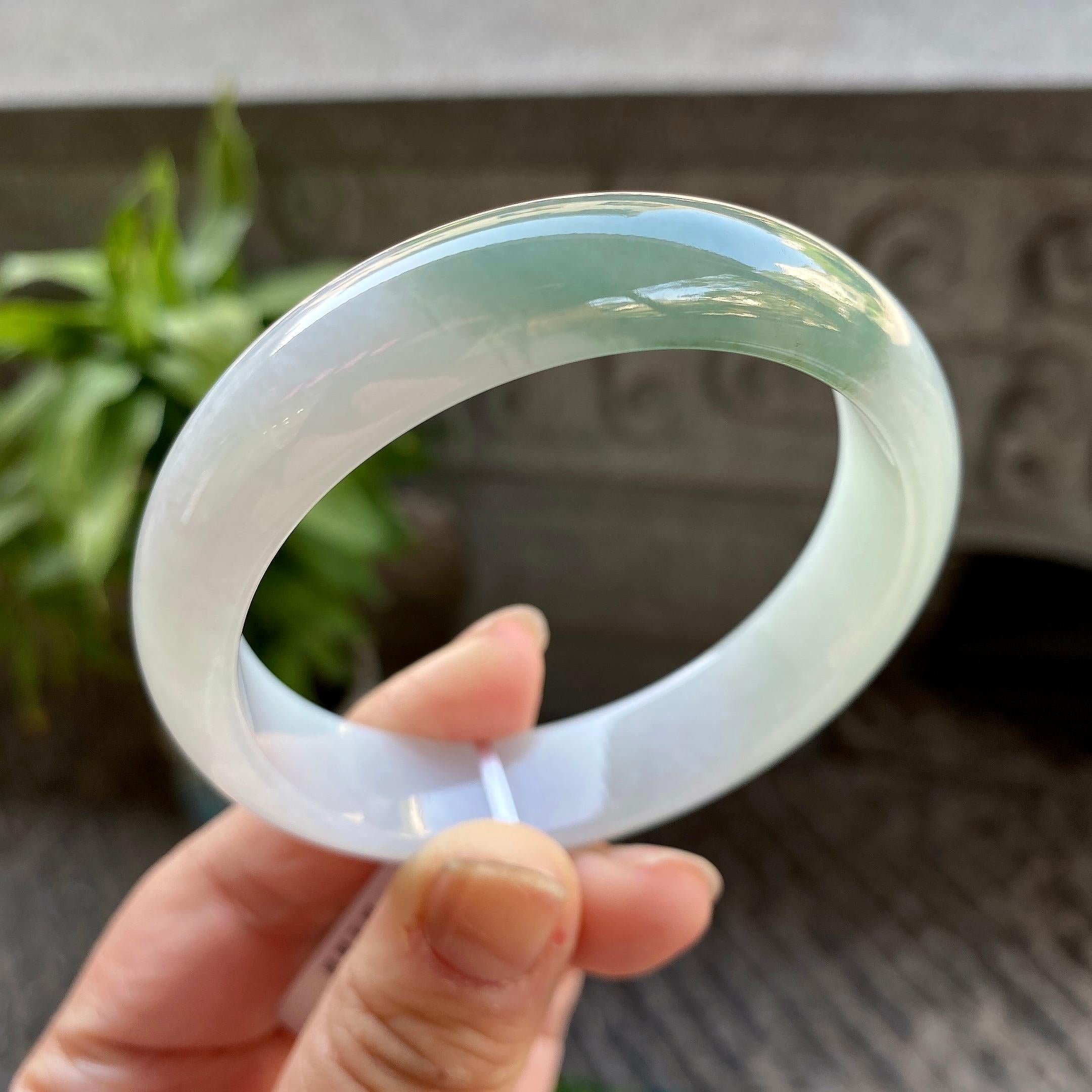 细糯种半山水平安镯（56.6mm）（yc311020）