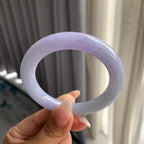 糯种紫罗兰圆条手镯（55.3mm）（yc196485）