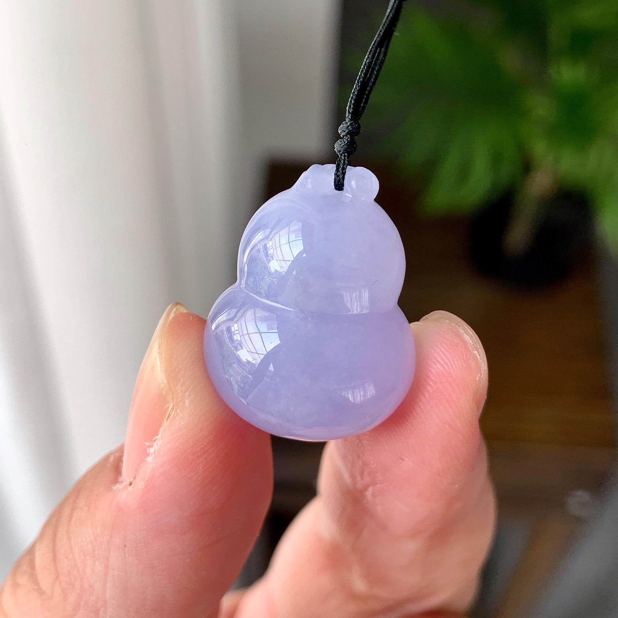 细糯种紫罗兰葫芦吊坠（yc248211）