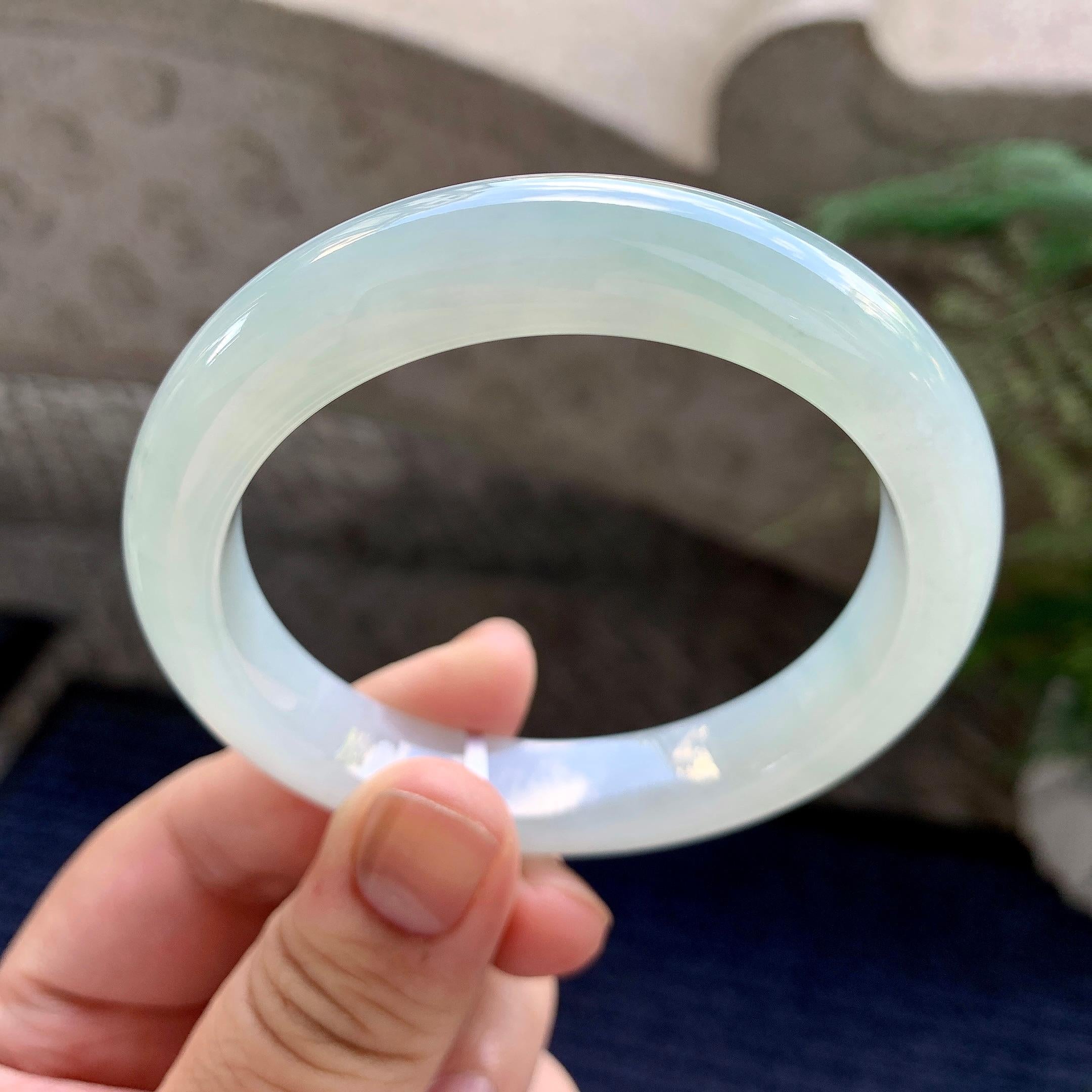 细糯种晴底平安镯（55.5mm）（yc226064）