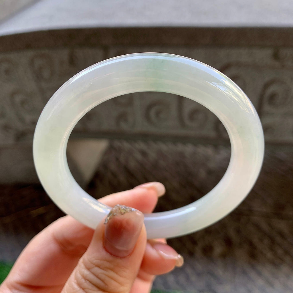 细糯种飘花圆条手镯（54.4mm）（yc291720）