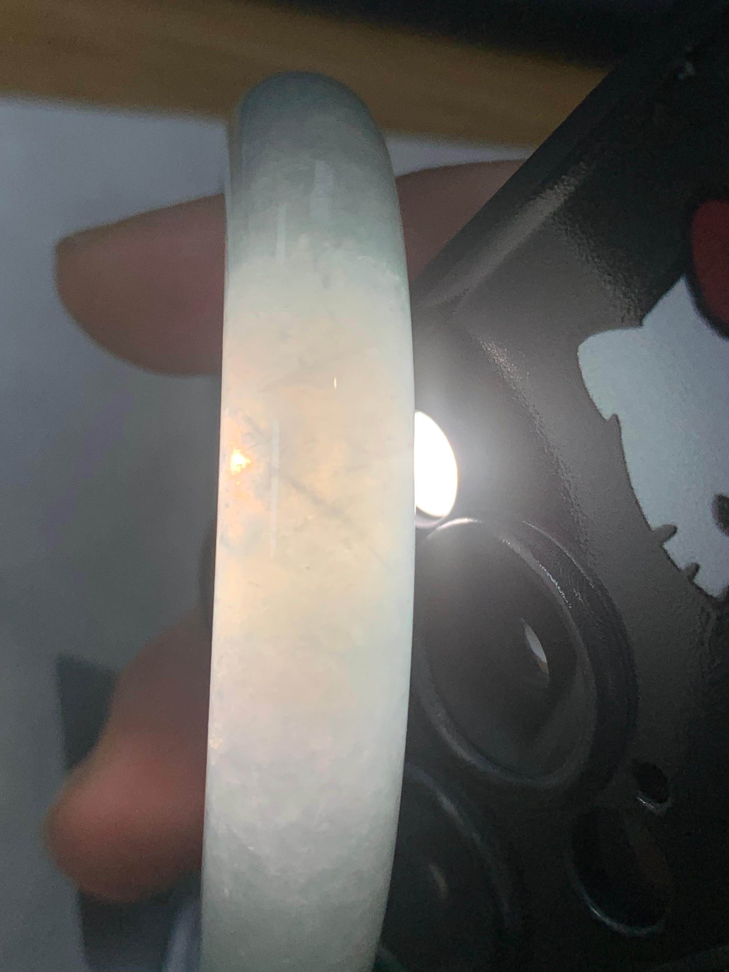细糯种晴底平安镯（53.6mm）（yc226062）