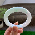 细糯种飘花平安镯（56mm）（yc246659）