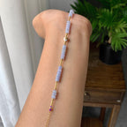 细糯种紫罗兰算盘珠手链（yc207250）