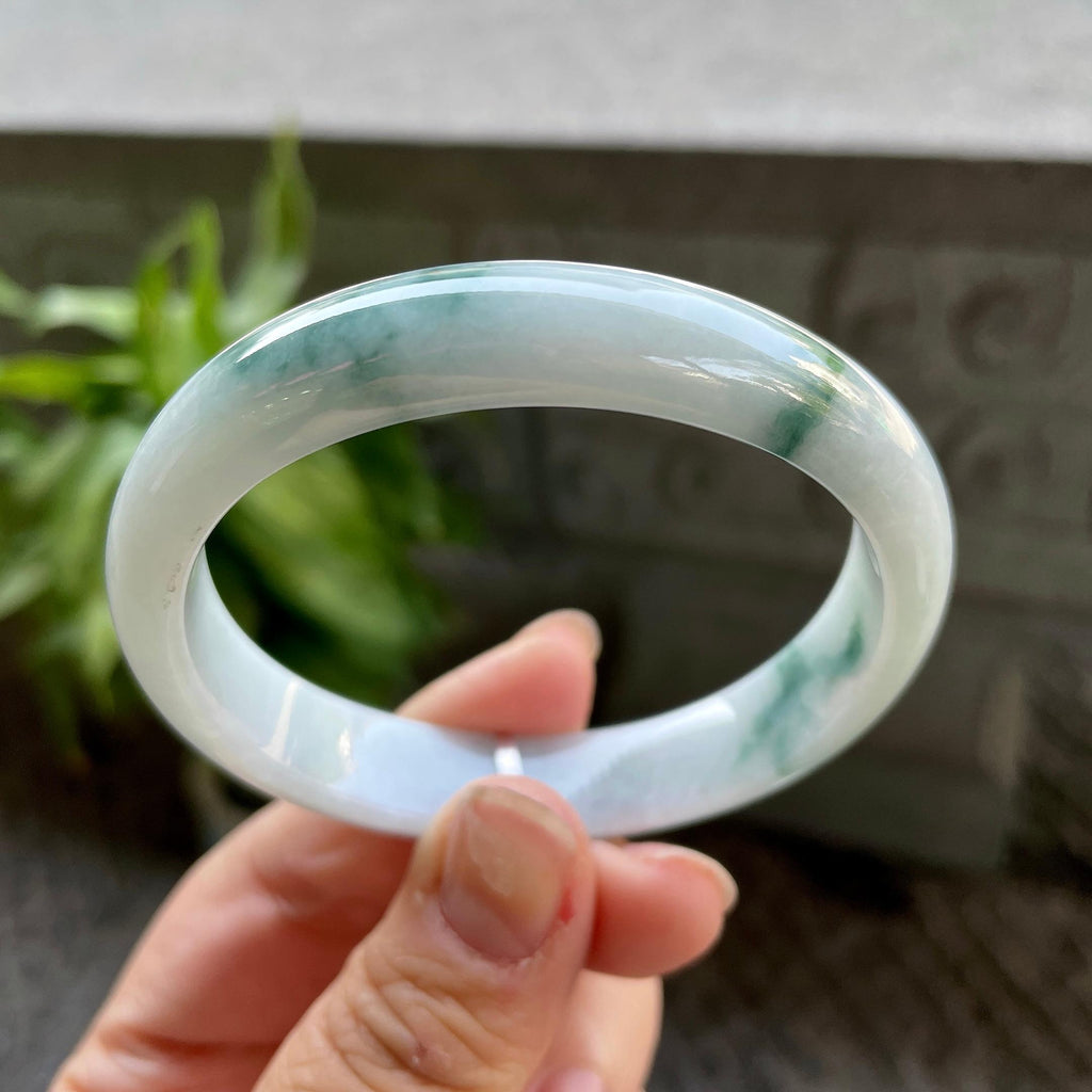 细糯种飘花贵妃手镯（56mm）（yc310102）