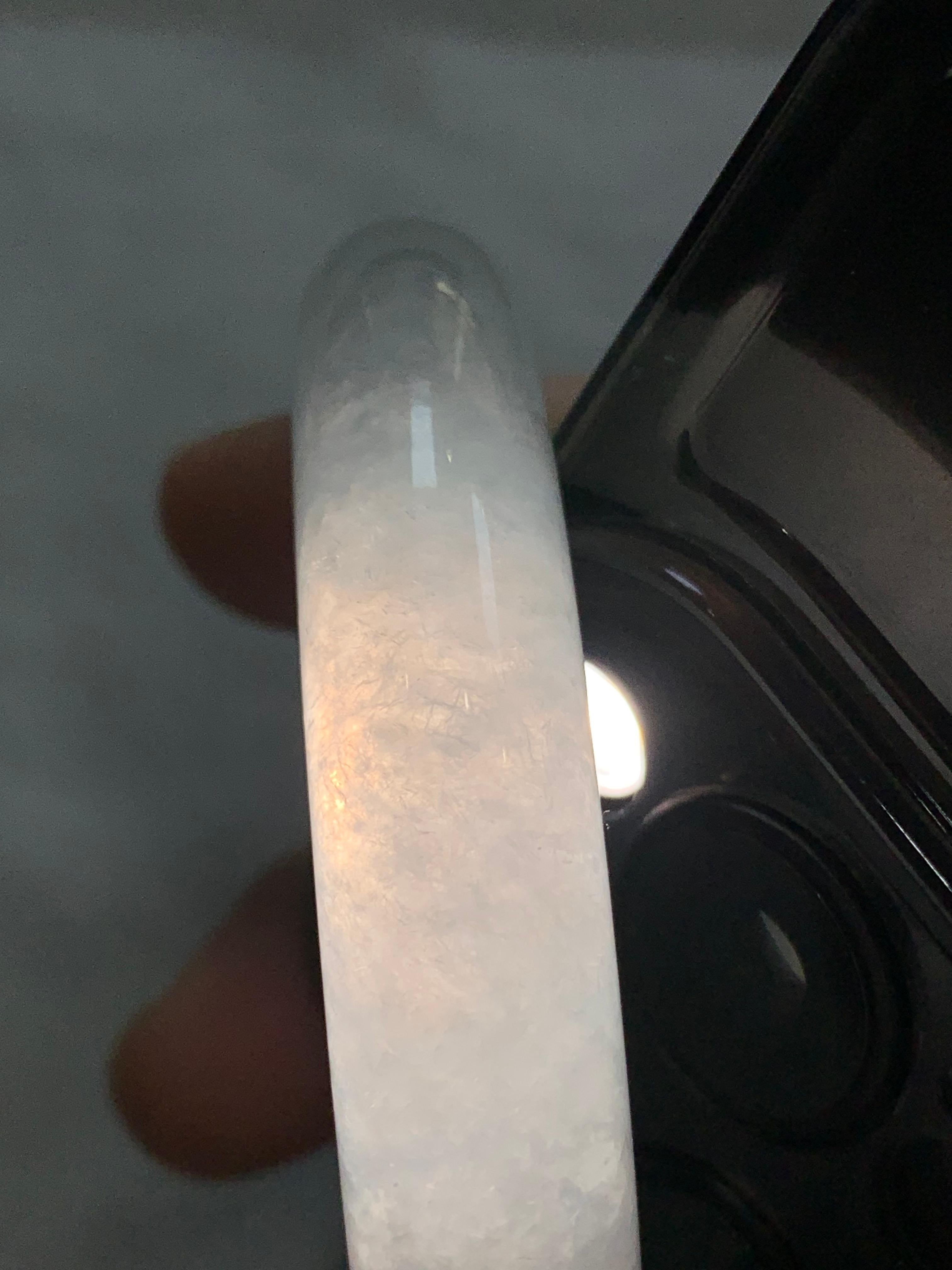 糯冰种飘花平安镯（57.3mm）（yc304784）